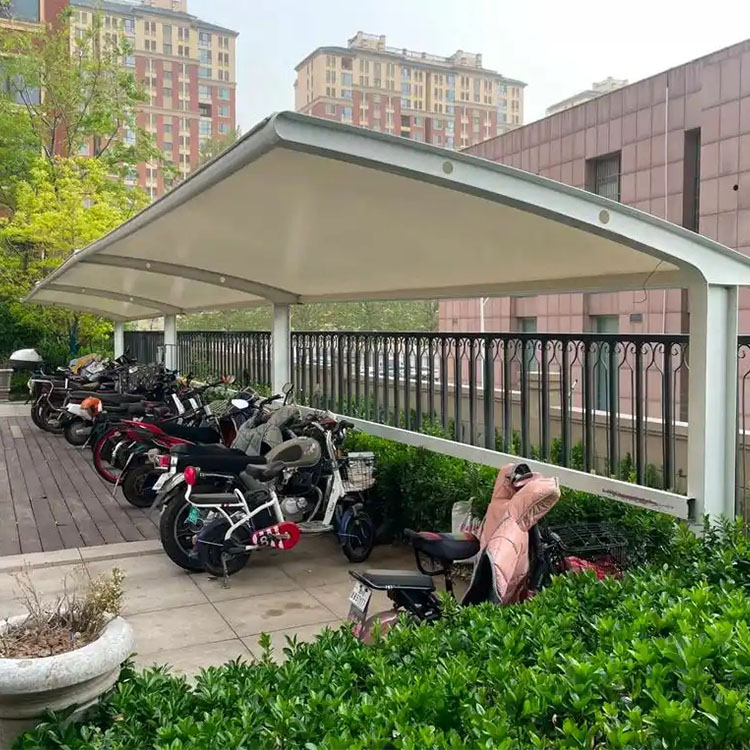 开化县膜结构电动车棚